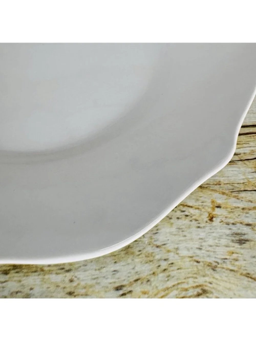 Better Homes And Gardens SUMMERDALE ROSE WHITE Stoneware Lunch Salad Plate Set 4